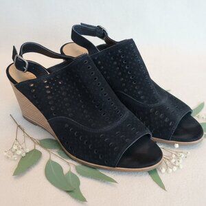 Lucky Brand Black Suede Booties – Size 8 – Block Heel – Women’s